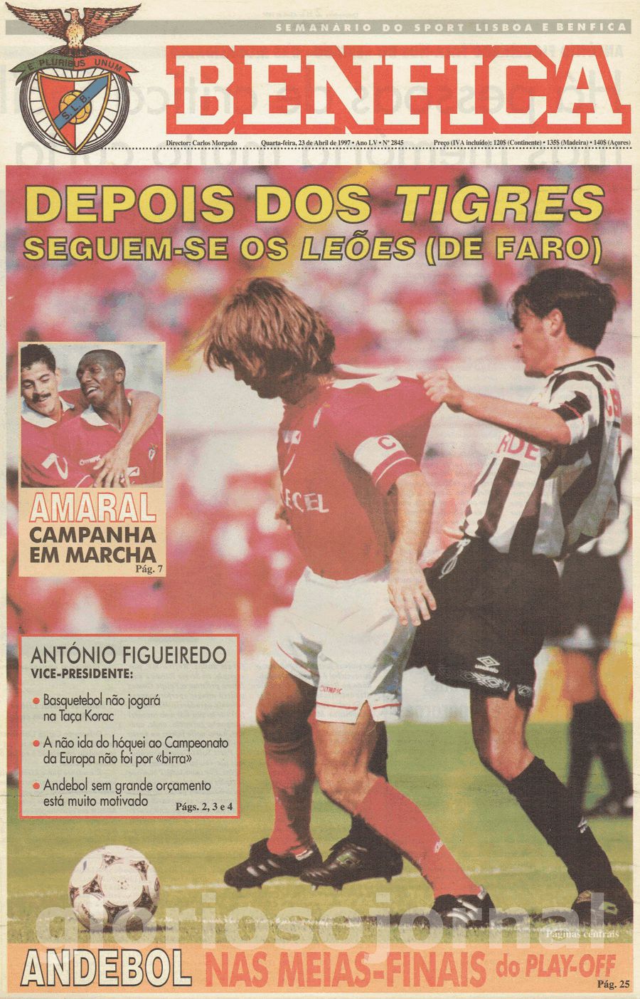 jornal o benfica 2845 1997-04-23